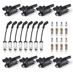 ENA ignition coil set closeup, durable components for reliable ignition performance.