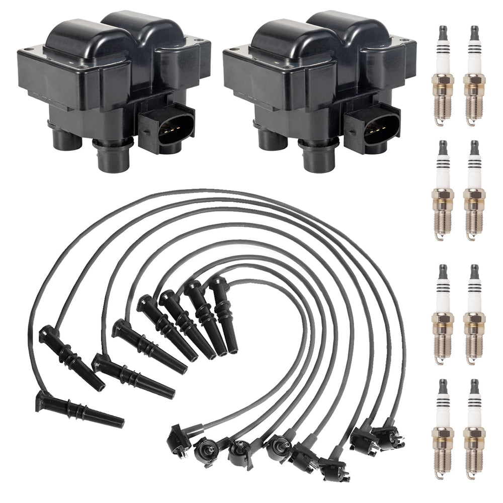 ENA ignition coil set front view ensures reliable ignition for 4.6L V8.