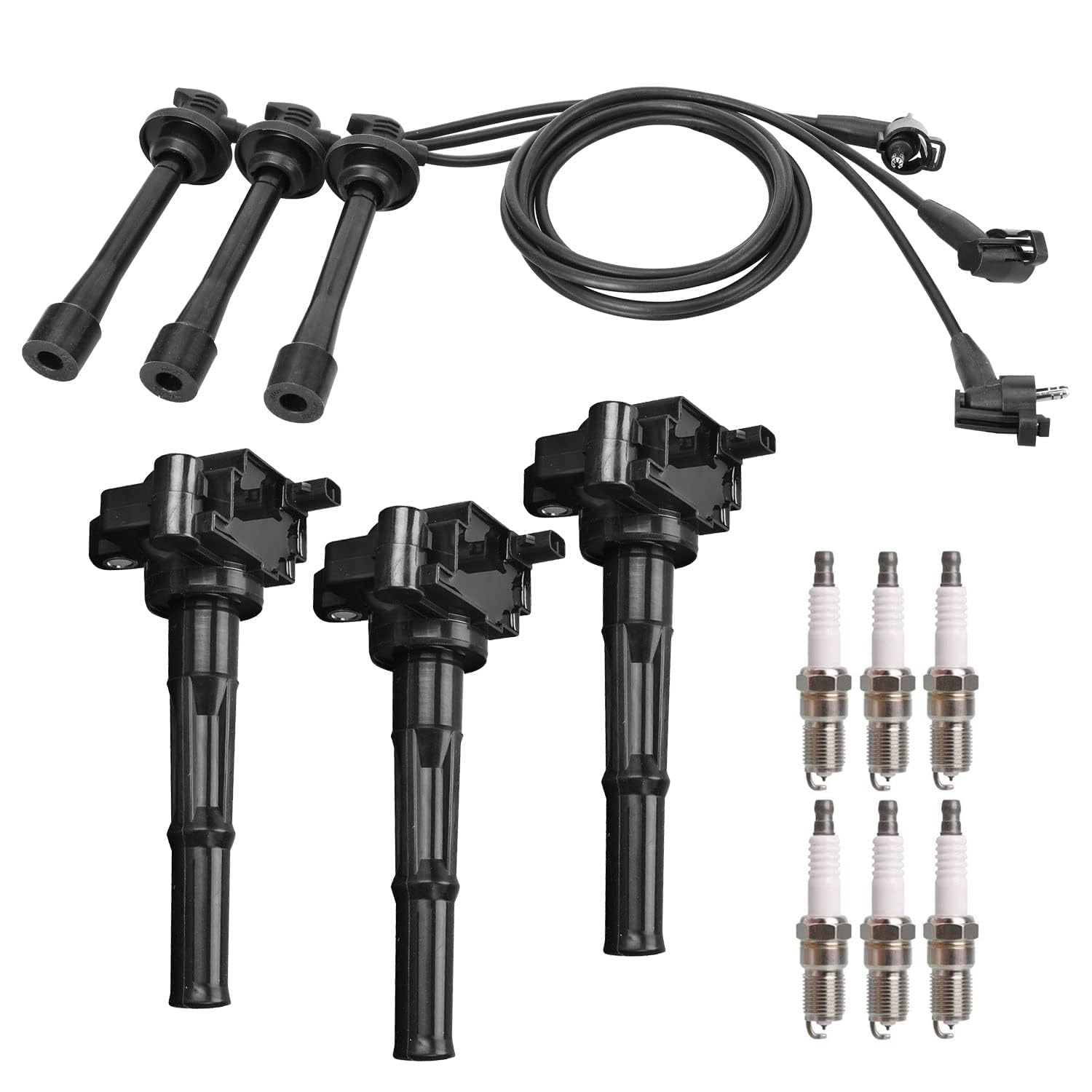 ENA ignition coil set for Toyota 4Runner in engine bay for reliable starts