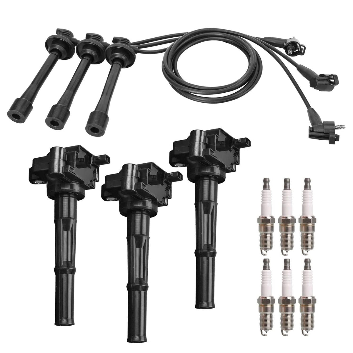 ENA ignition coil set for Toyota 4Runner in engine bay for reliable starts