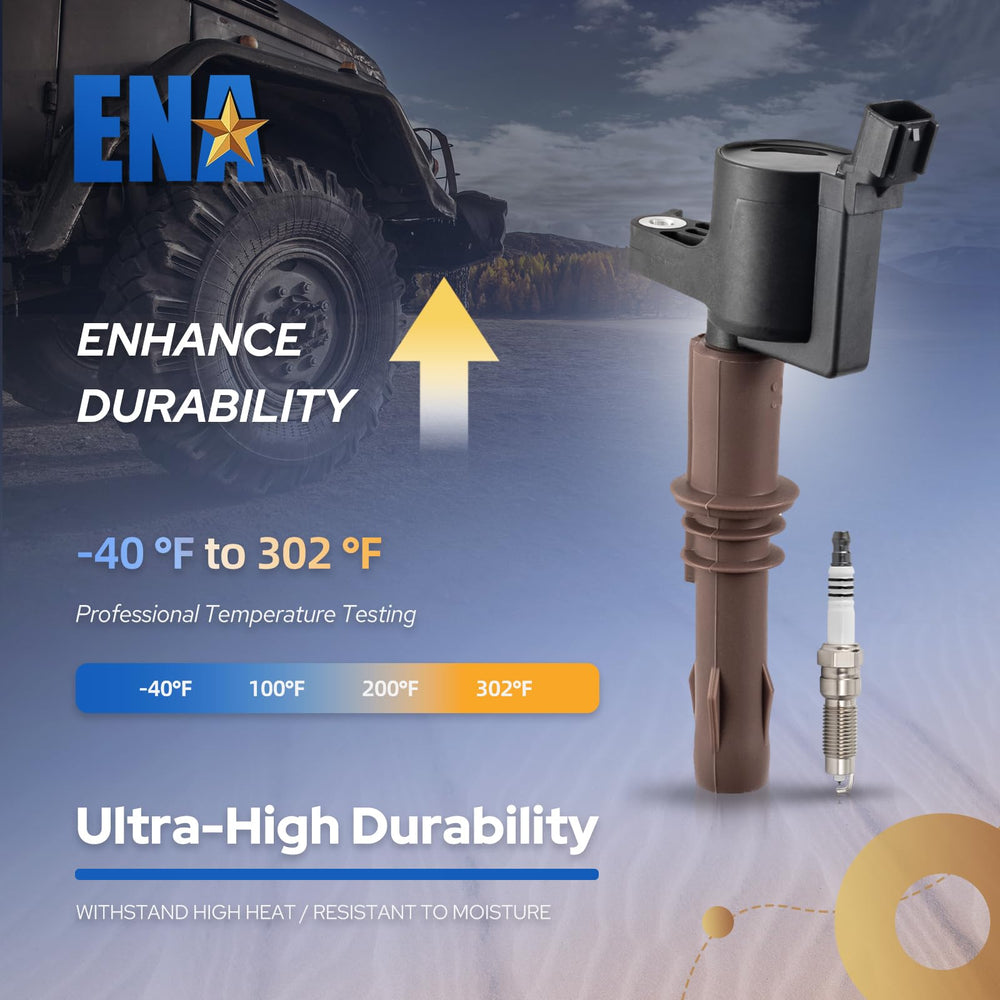 8-pack ENA kit with plugs and coils packaged for complete replacement