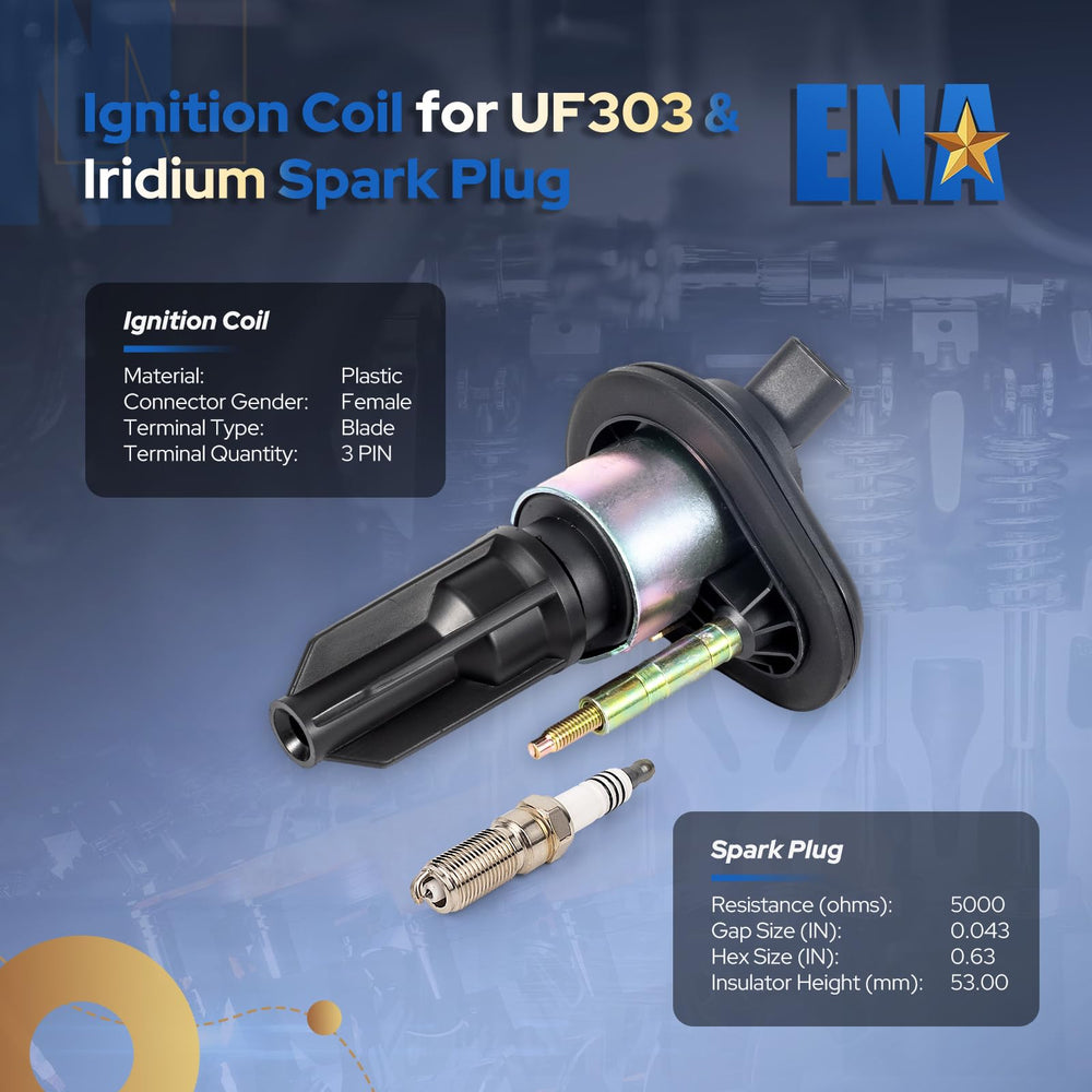 ENA ignition coils pack in hand emphasizing easy installation