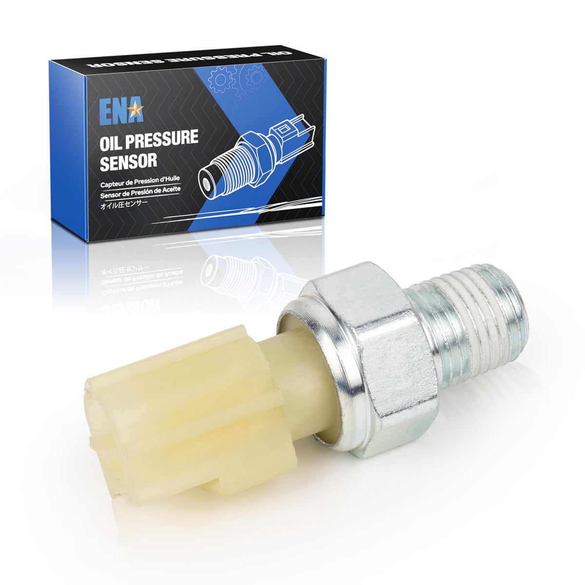 ENA Oil Pressure Sensor PS288 front view showing compact plug-in design for Ford vehicles