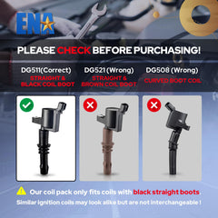 ENA platinum spark plugs set for Ford 5.4L V8—efficient combustion.