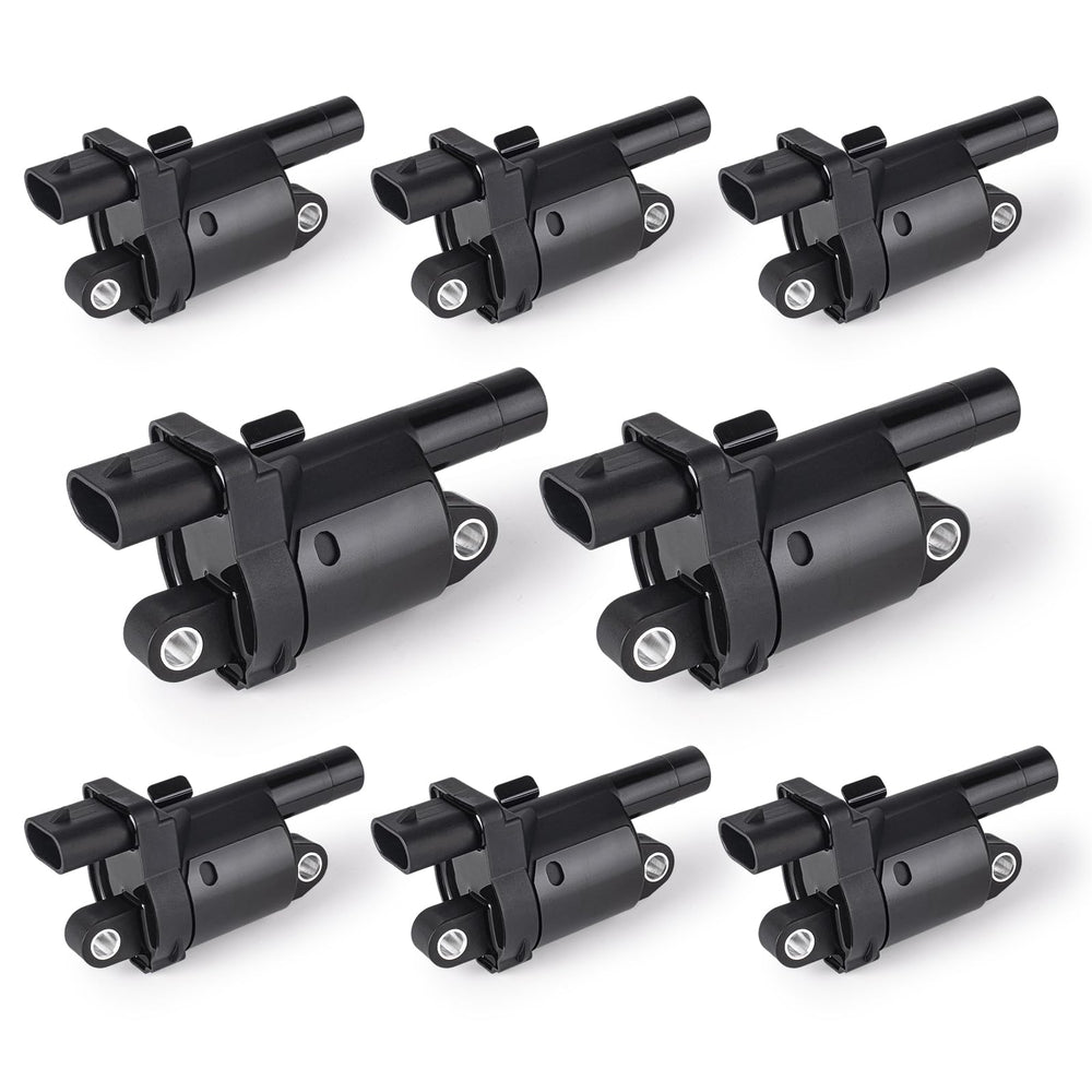 ENA UF414 eight-pack ignition coils, front view, plug-and-play installation ready.