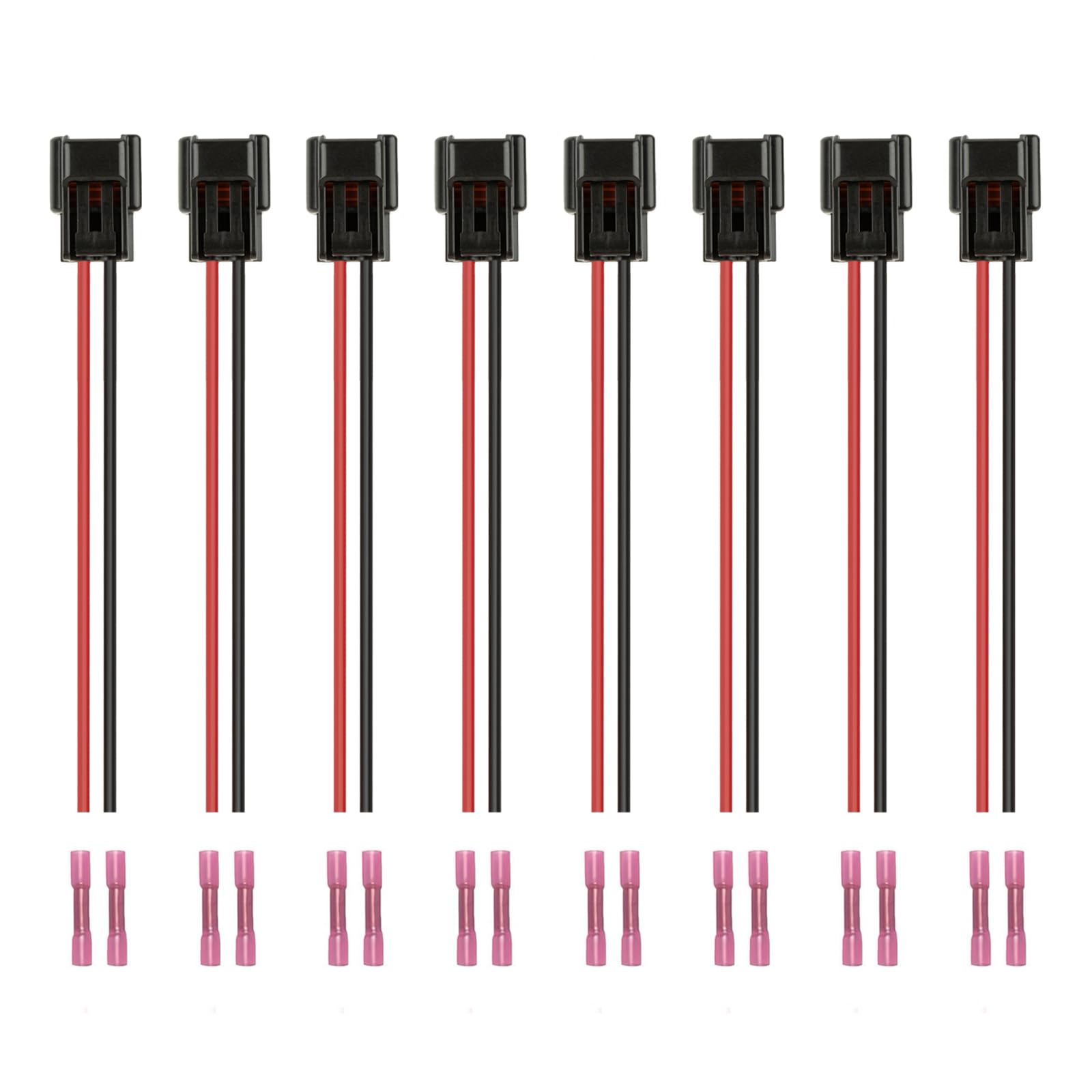 ENA 8-pack ignition coil connectors front view for quick replacement