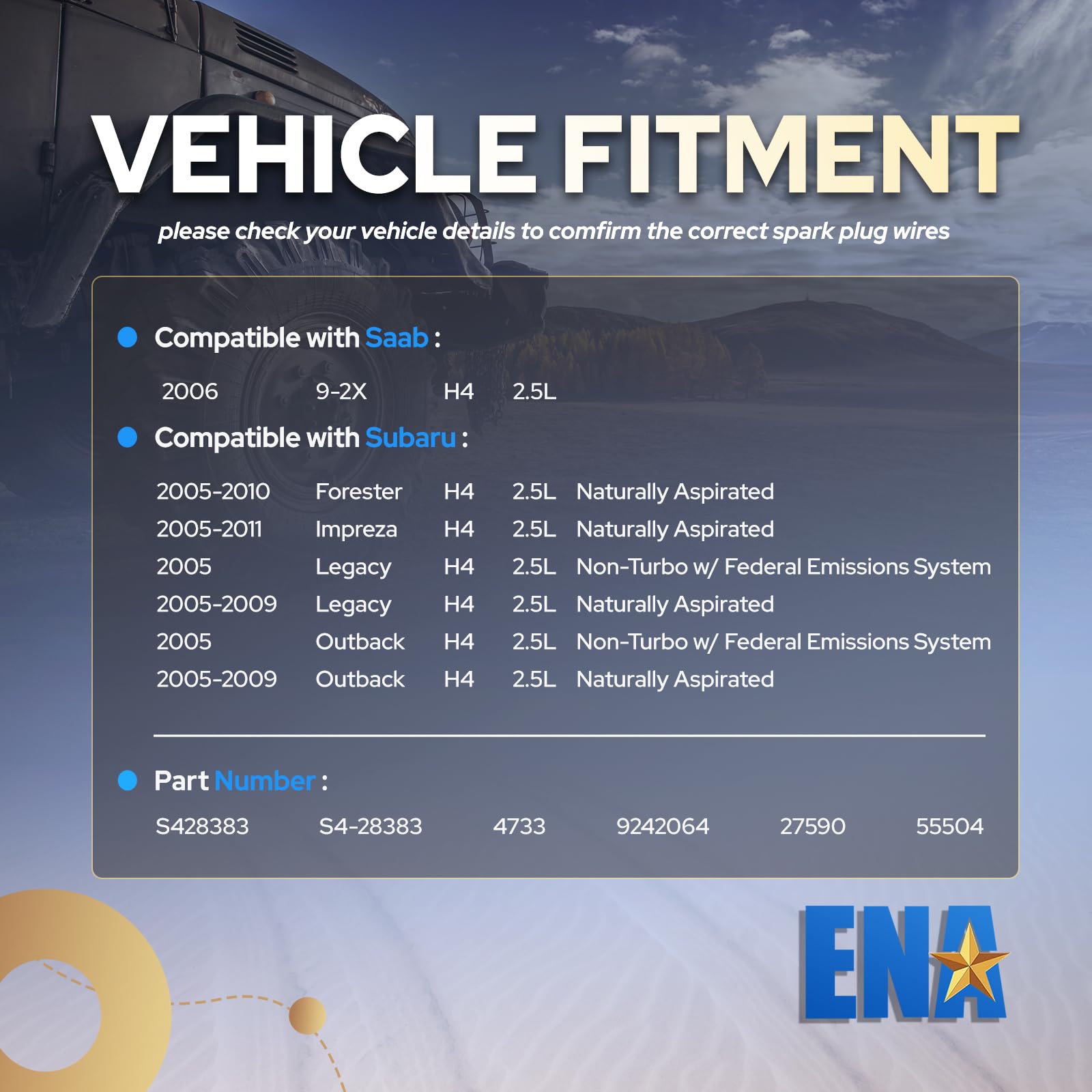 ENA spark plug wires during installation, plug-and-play design for quick, clean connections