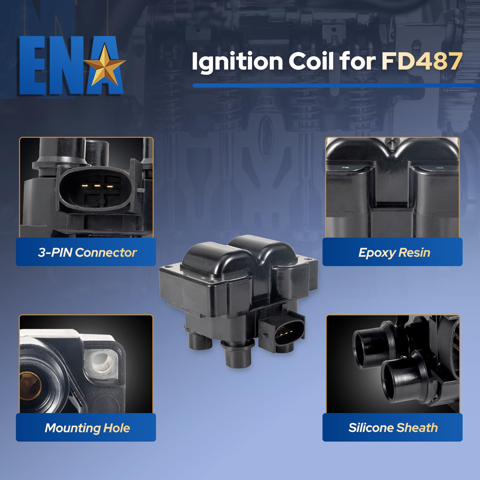 ENA spark plug wires kit bundle for versatile multi-vehicle use.