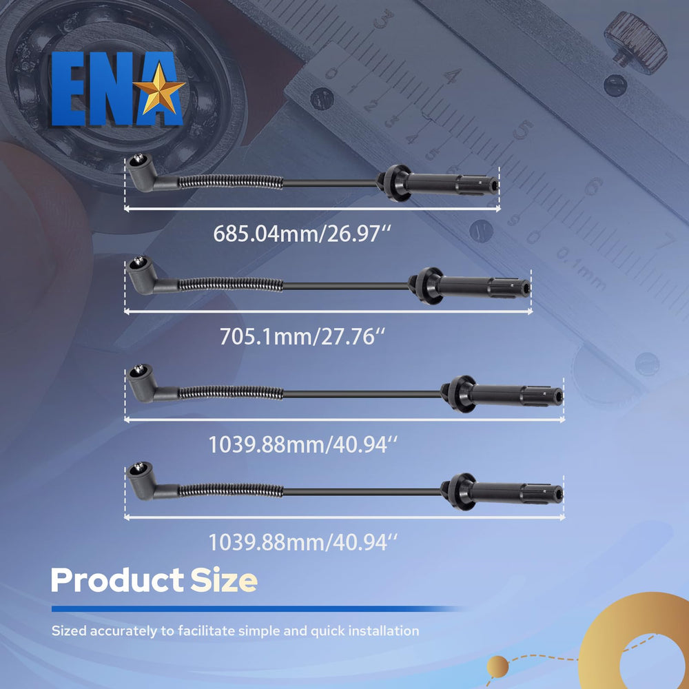 ENA spark plug wires highlight potential smoother throttle response for vehicles