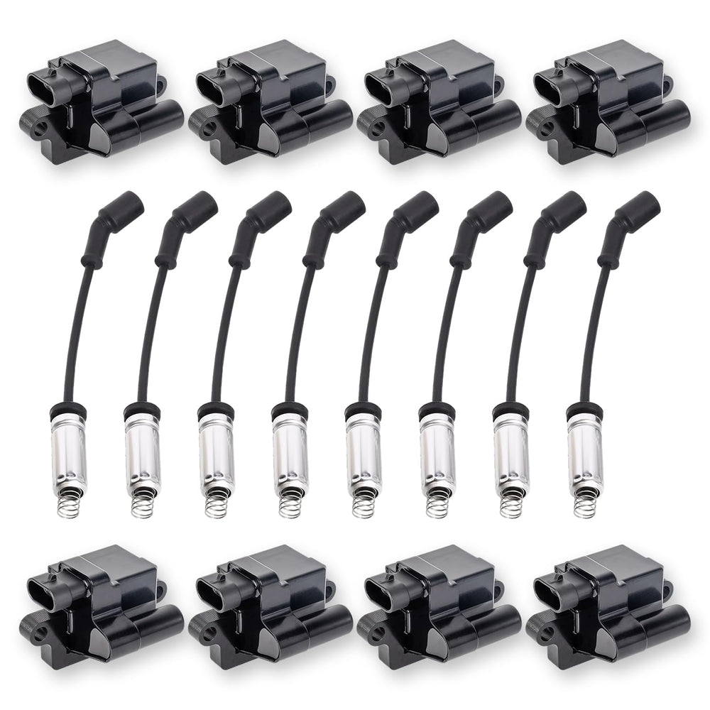 ENA square ignition coils UF271 pack for GM vehicle compatibility.