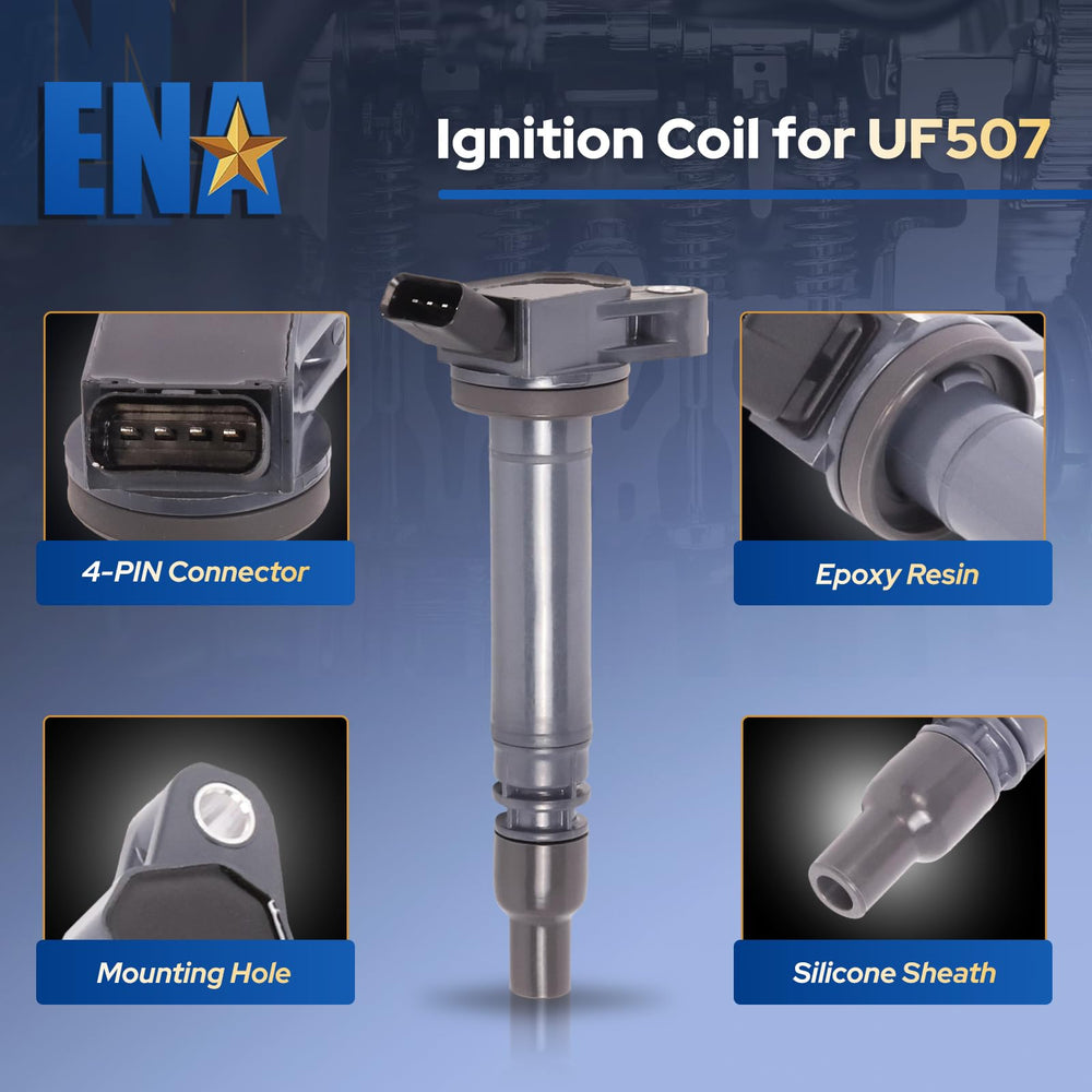 ENA ignition coil pack on Toyota Sequoia application suitable for V8 engines.