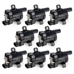 ENA UF262 eight-pack ignition coils front view with durable black finish for reliable ignition