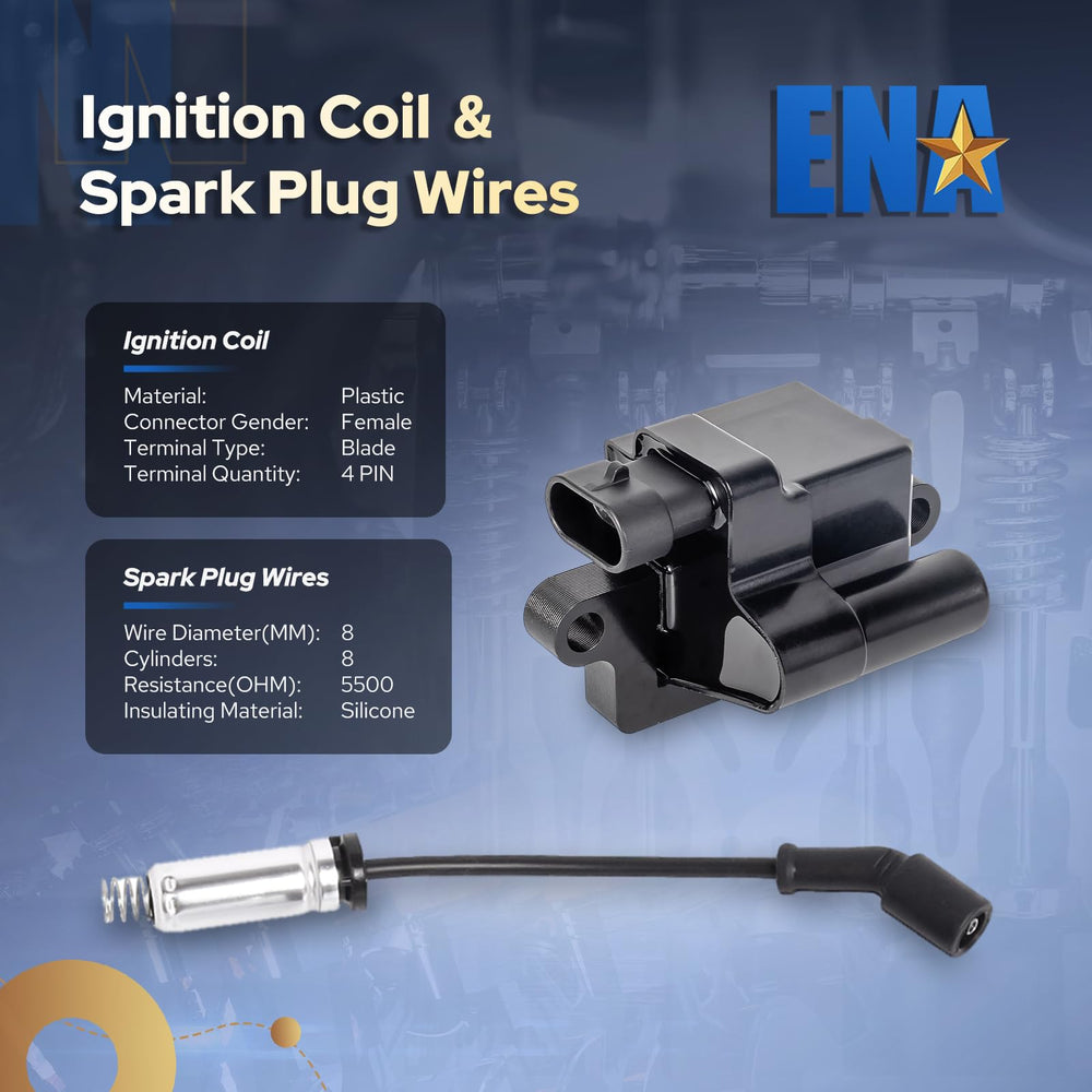 ENA packaging showing vehicle-fitment emphasis for GM models.