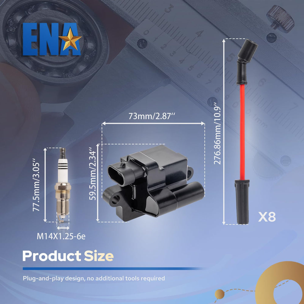 Brand ENA ignition kit ready for your 4.8L-6.0L Chevy GMC engines.