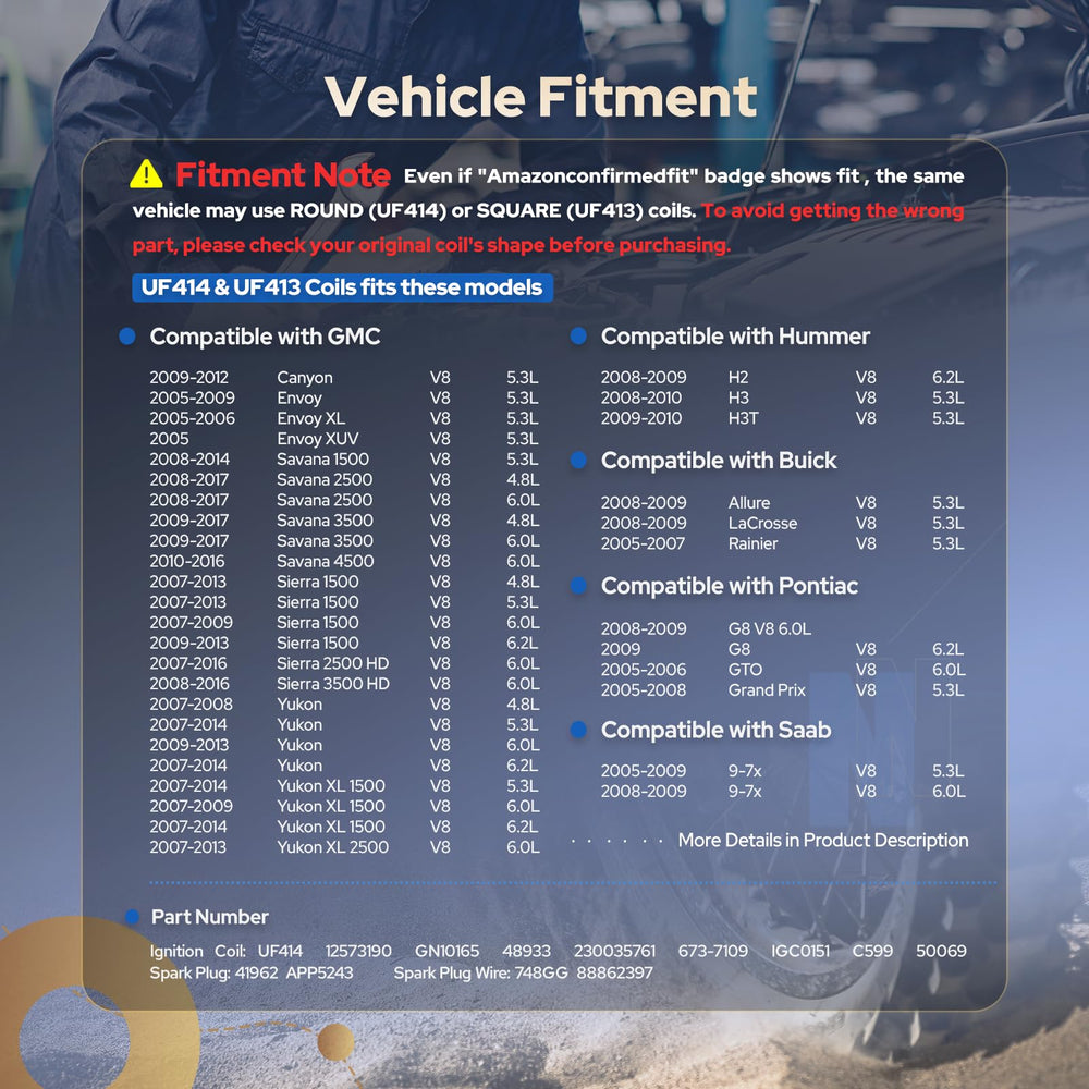 ENA compatibility guide graphic showing broad GM vehicle coverage.