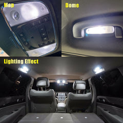 Endpage Charger glove box light improves visibility when locating items.