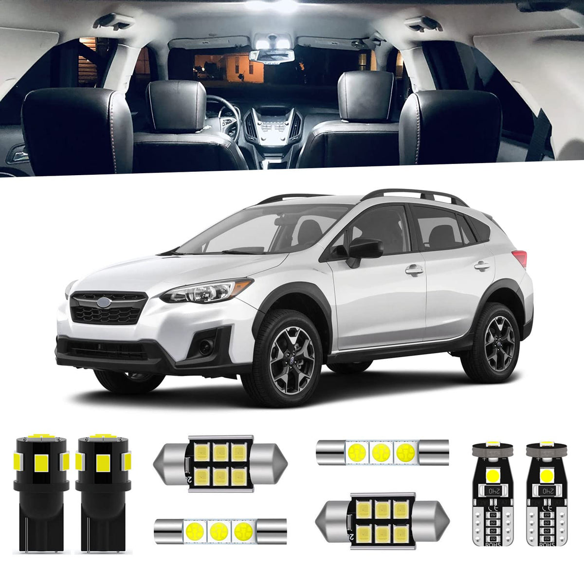 ENDPAGE Crosstrek map light provides bright cabin illumination for maps and dashboards