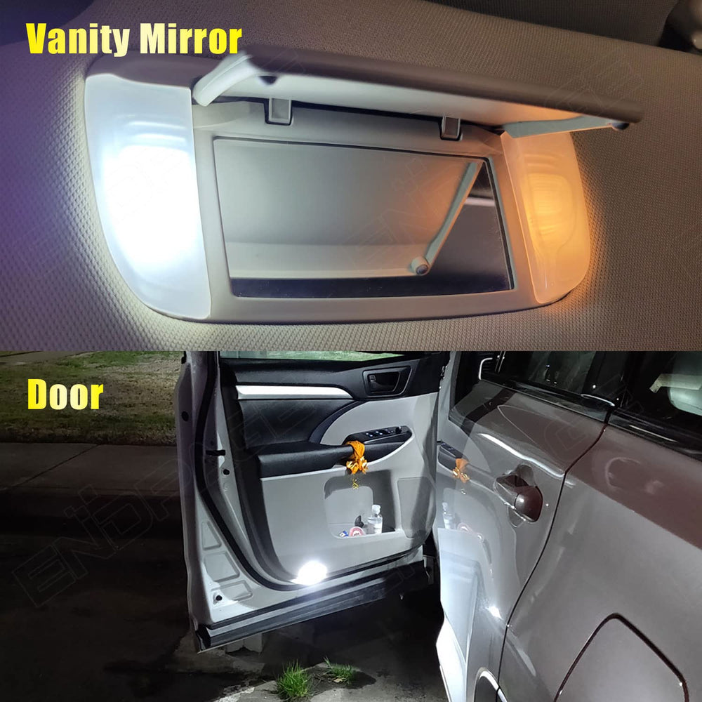ENDPAGE Odyssey glove box lights help locate items in dim interiors quickly.