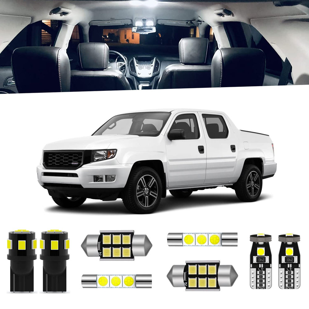ENDPAGE Ridgeline map lights brighten the cabin for night visibility