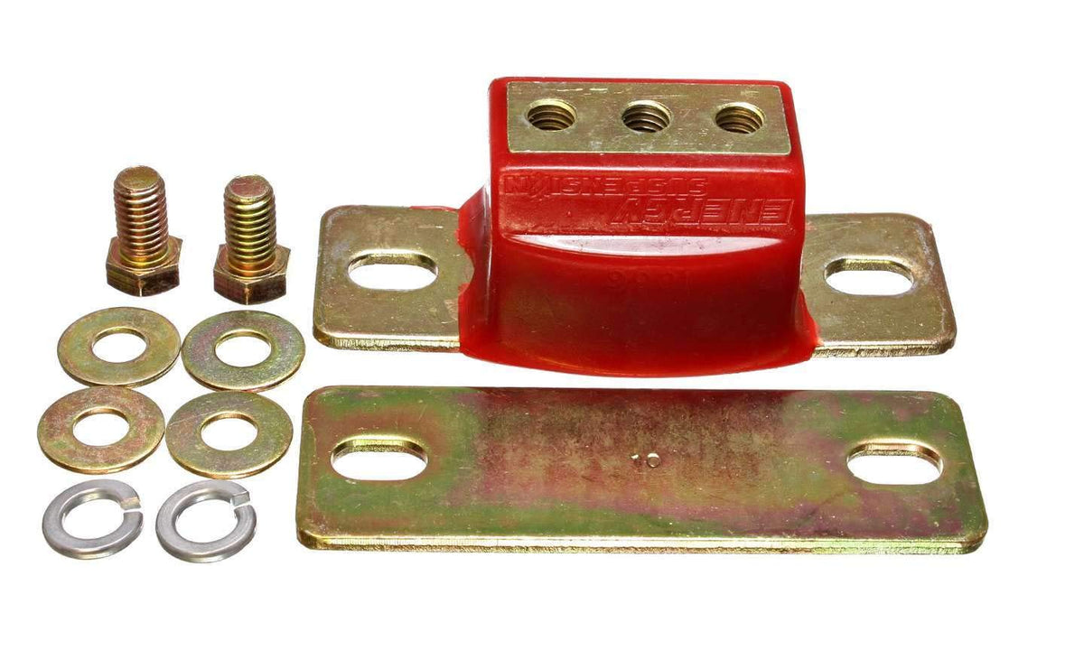 Energy Suspension 3.1108R transmission mount for GM enhances drivetrain stability and reduces vibrations.