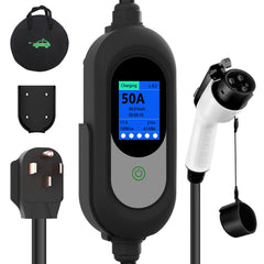 EnergyGenie Level 2 charger front view for fast, convenient home charging.
