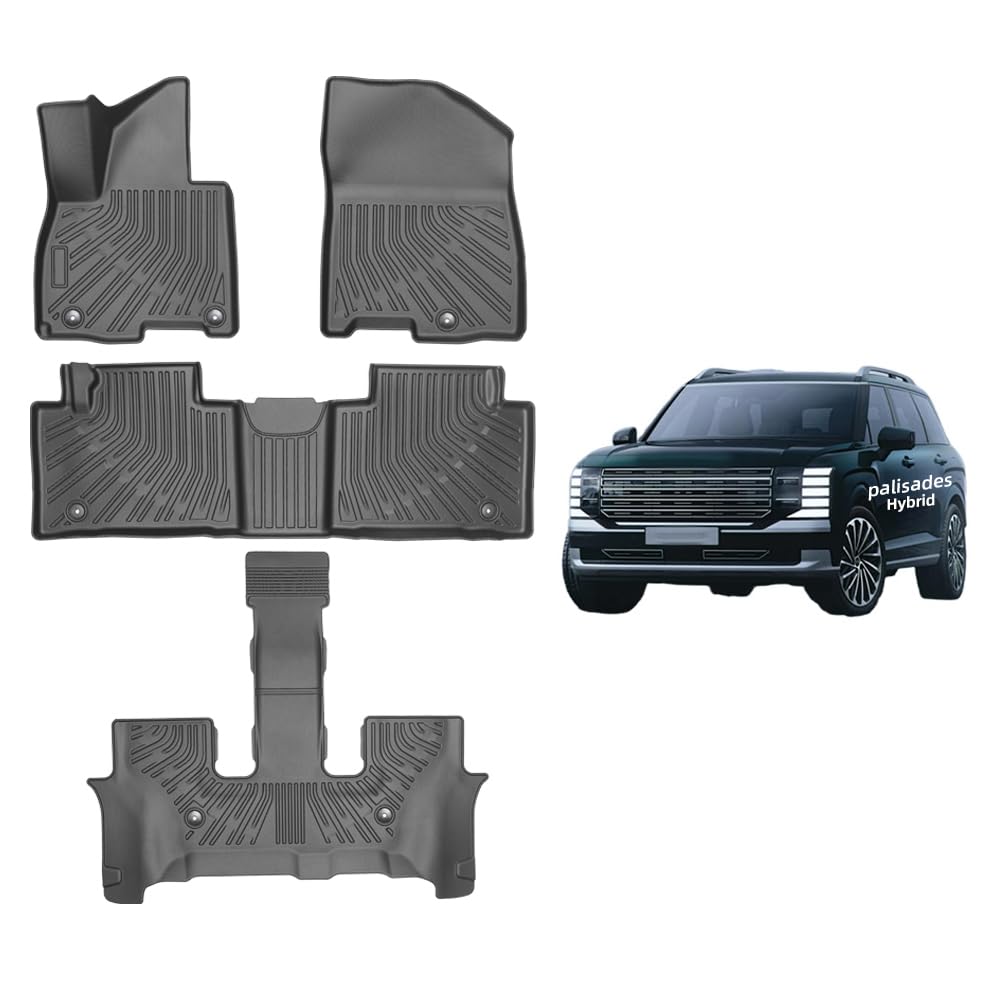 EnergyyWing front row floor mats for 2026 Palisade Hybrid protect floors from mud