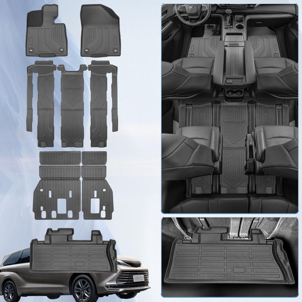 EnergyyWing second-row mats for Sienna provide full-coverage protection