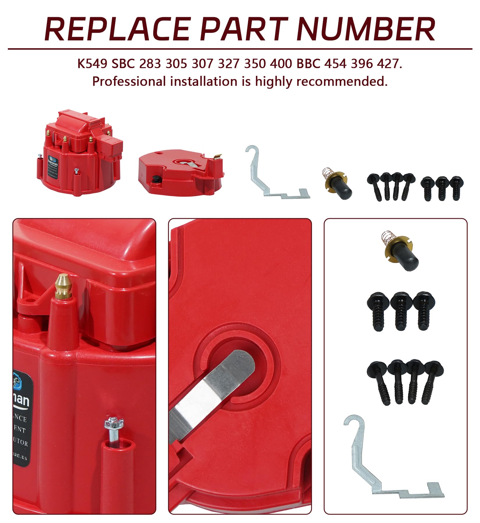 Engineman HEI ground strap ensures proper grounding