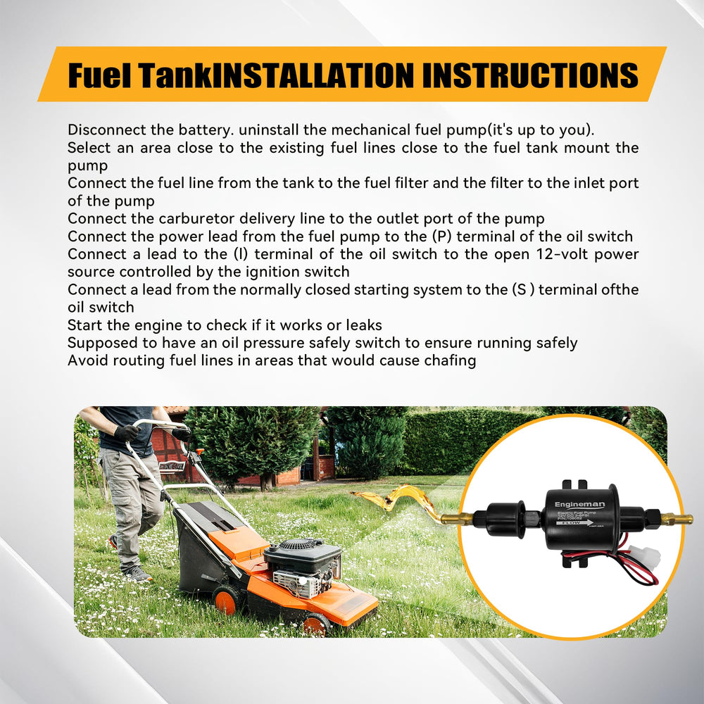 Engineman shut-off valves illustrate complete fuel flow control.