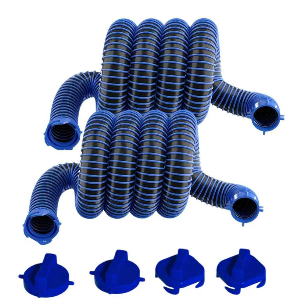 Eniora 20ft RV sewer hose kit ready for campsite setup and quick connections