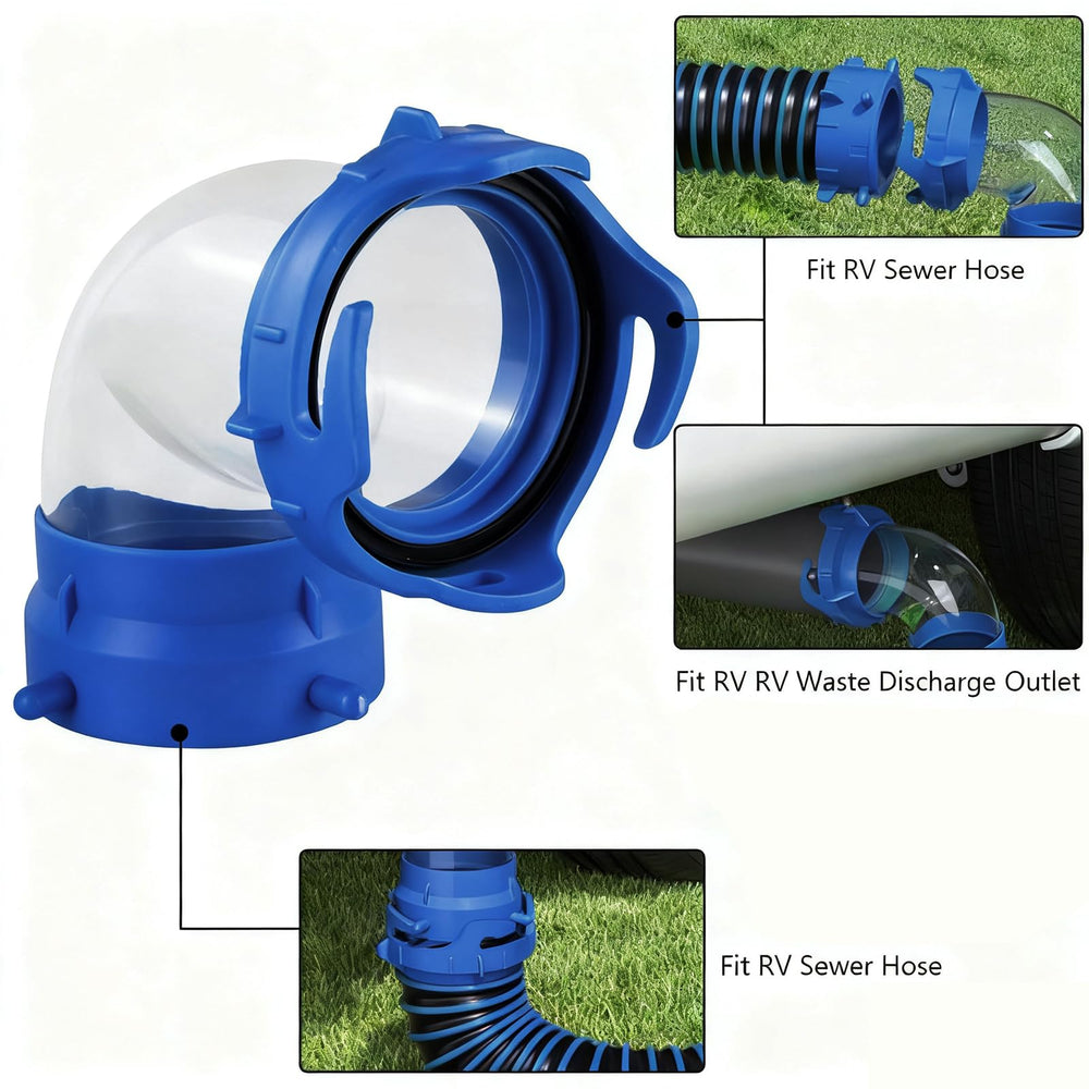 Eniora clear visual flow monitor provides live visibility of drainage.