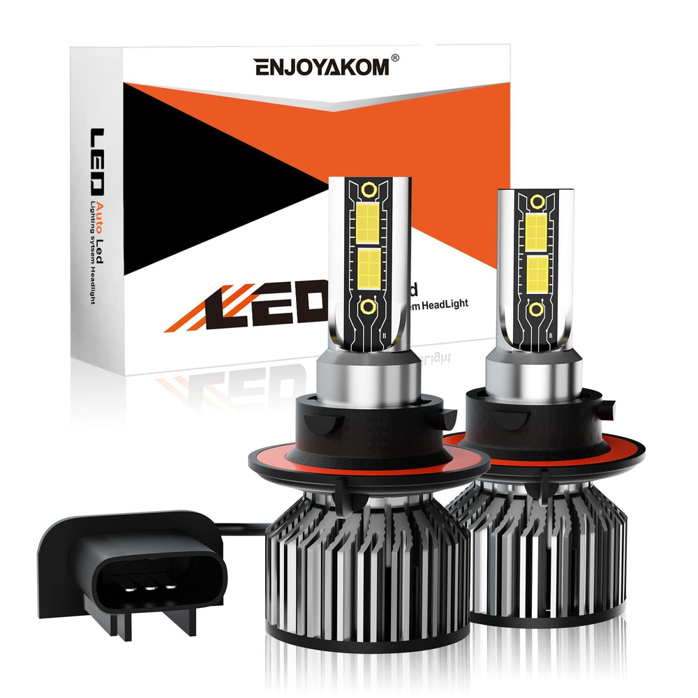 ENJOYAKOM Ford F-150 9008 fog bulbs deliver daylight-like illumination for clearer night-fog visibility.