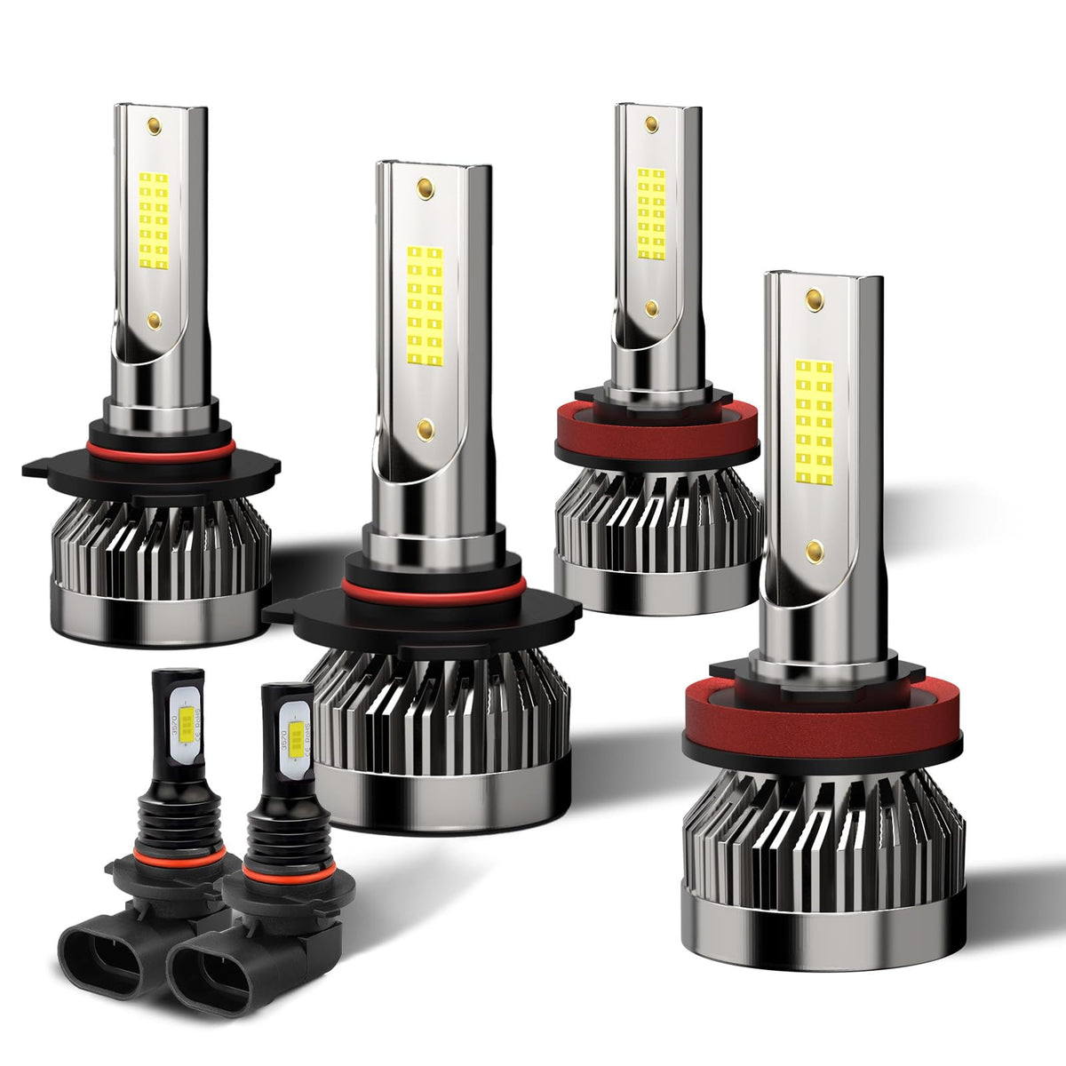 ENJOYAKOM Ford F-150 fog light bulb front-left delivers crisp 6000K white glow for night visibility