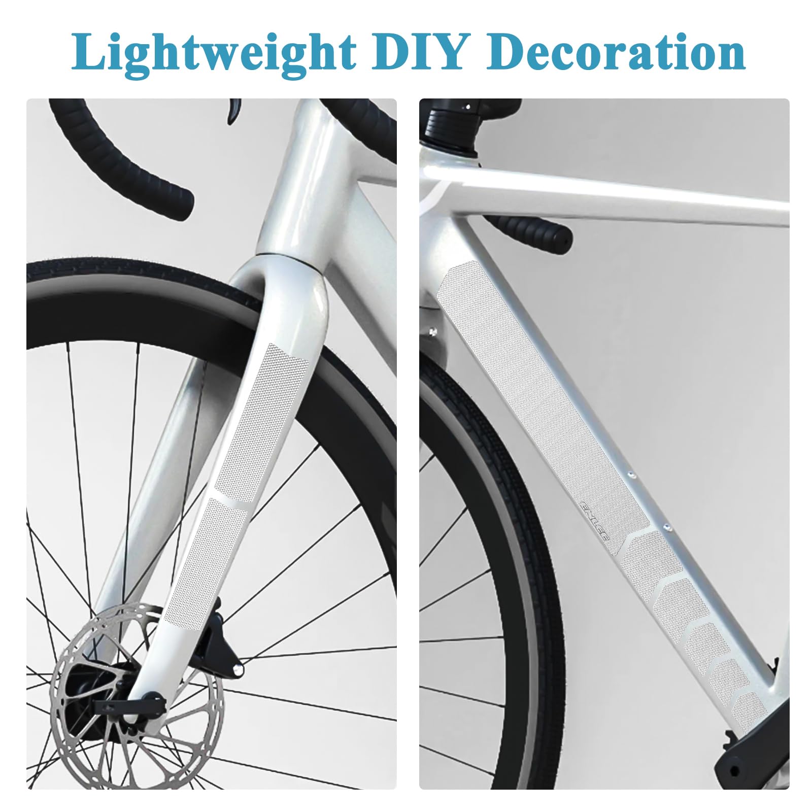 ENLEE bike frame protection tape on the down tube keeps your frame clean and protected.