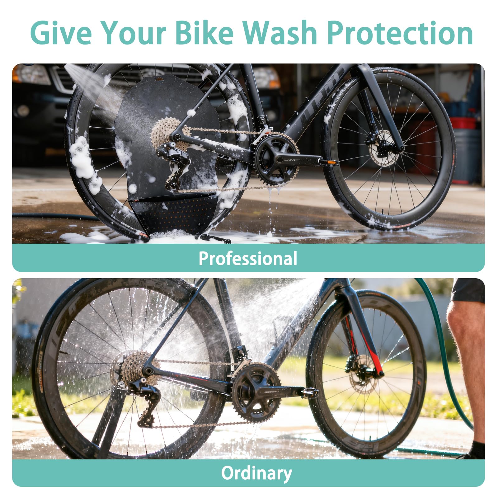 ENLEE disc brake cover deflector slot design for precise cleaning and protection.