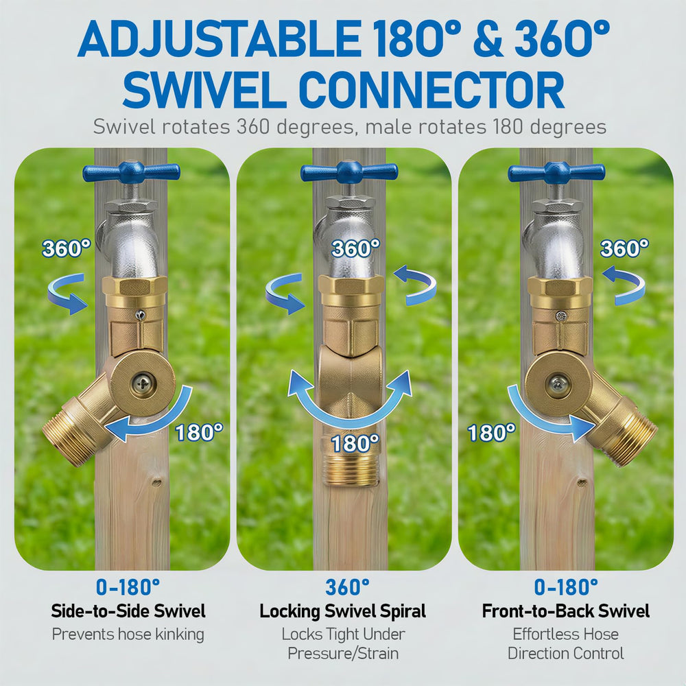 EnYatan corrosion-resistant brass with chrome plating endures harsh weather for long-lasting use.