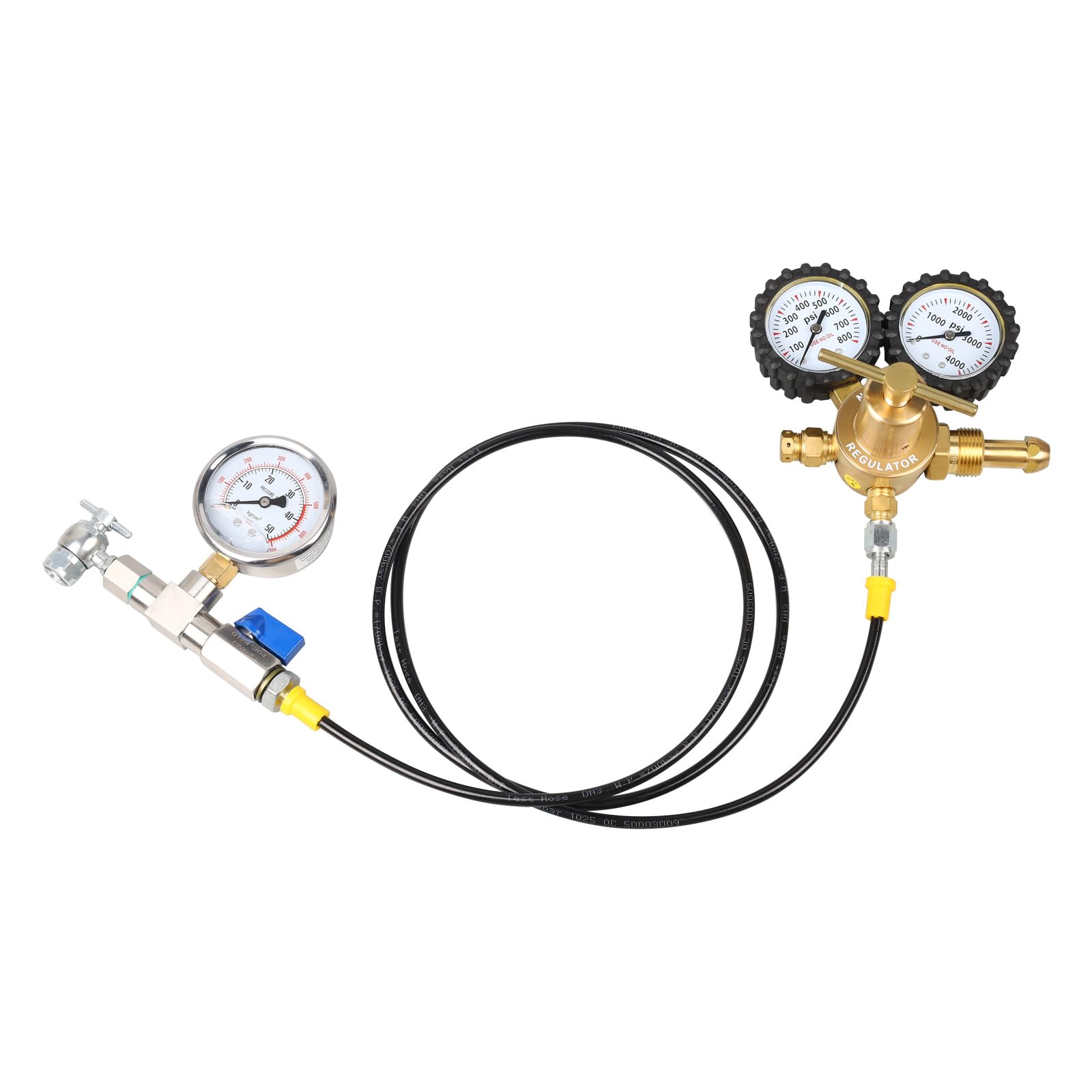 ENYSAON regulator with T-shaped handle enables repeatable pressure adjustments