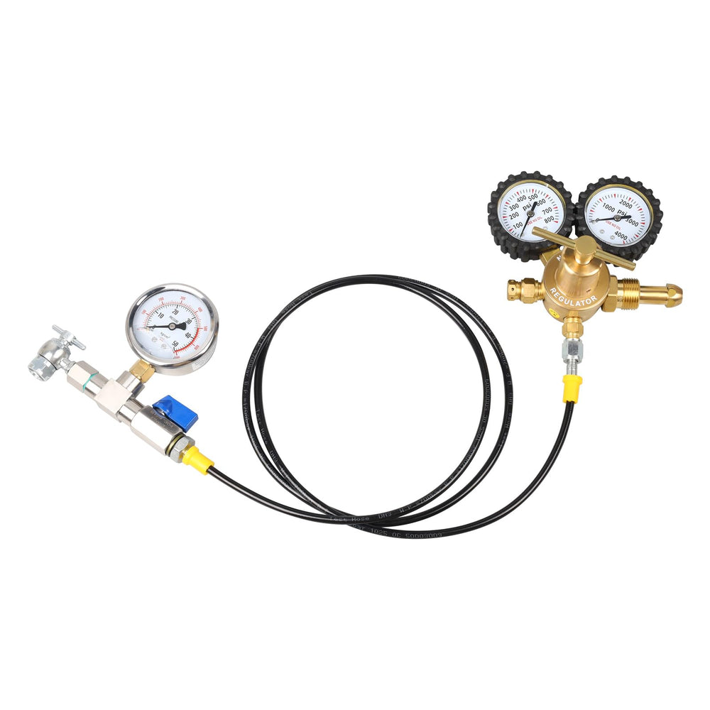 ENYSAON regulator with T-shaped handle enables repeatable pressure adjustments