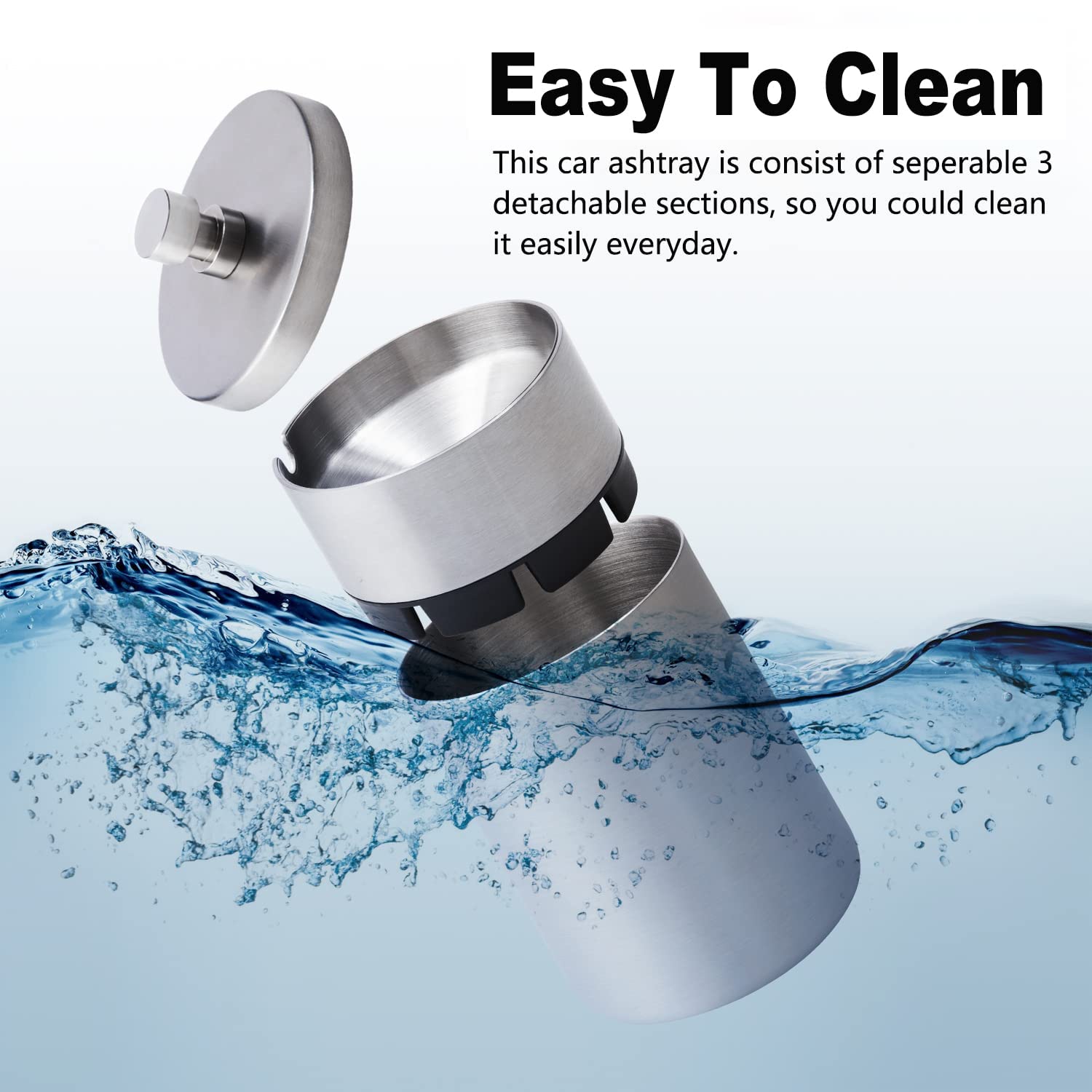 EOCICI detachable body simplifies cleaning without rust or corrosion.