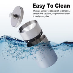 EOCICI detachable body simplifies cleaning without rust or corrosion.