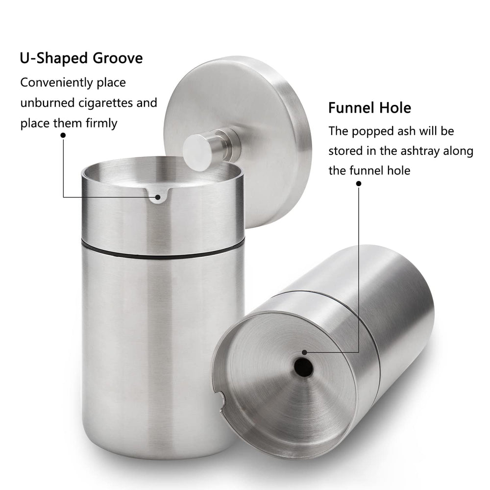 EOCICI funnel design helps ash fall into the tray during vehicle movement.