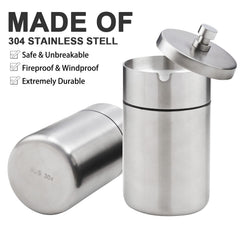 EOCICI u-shaped smoke spindle keeps unburned tobacco safely stored.