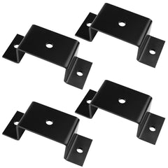 eoere black spray-finished bracket shown with clean surface and mounting holes