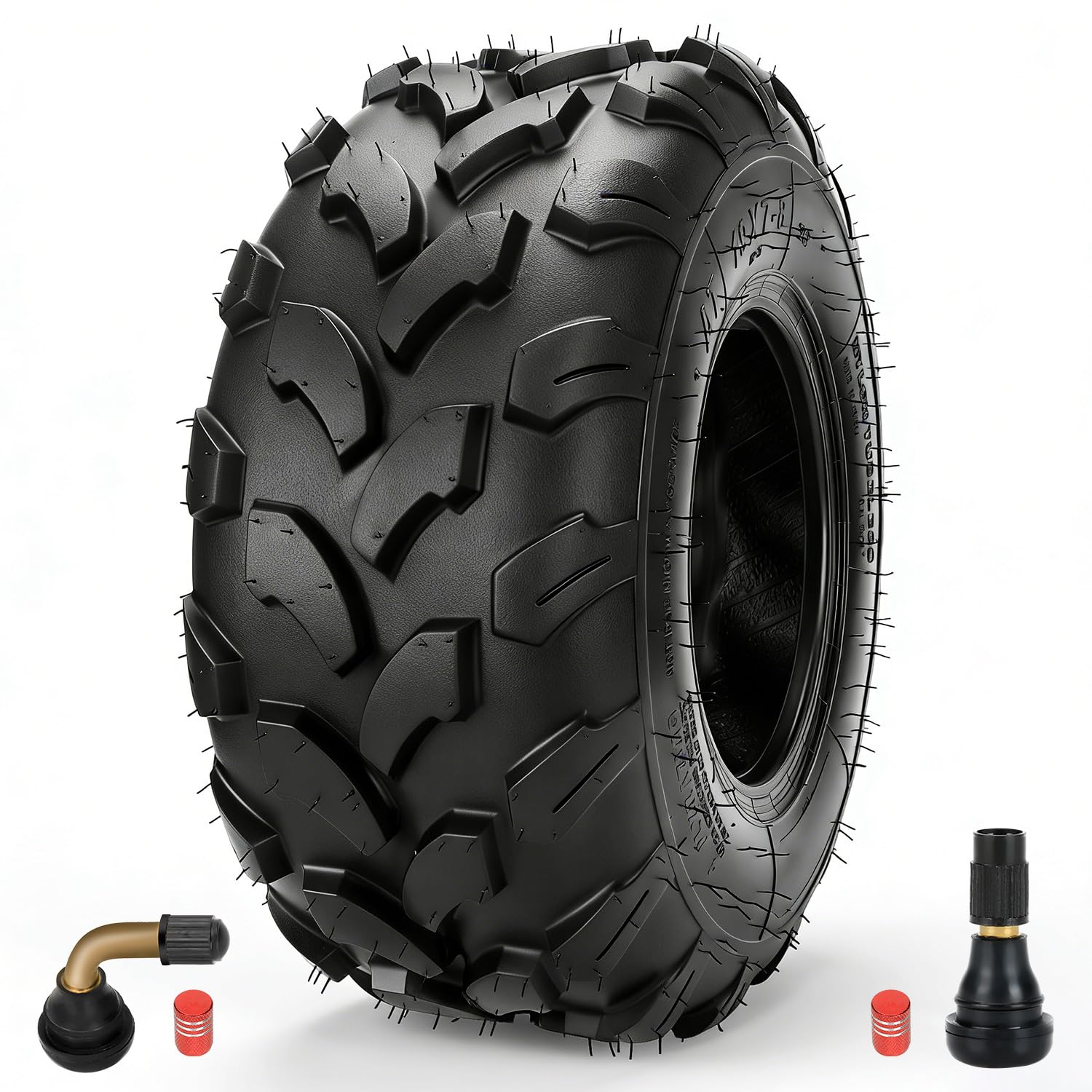 EOPOAYI 19x7-8 tire front view improves grip for mini bikes