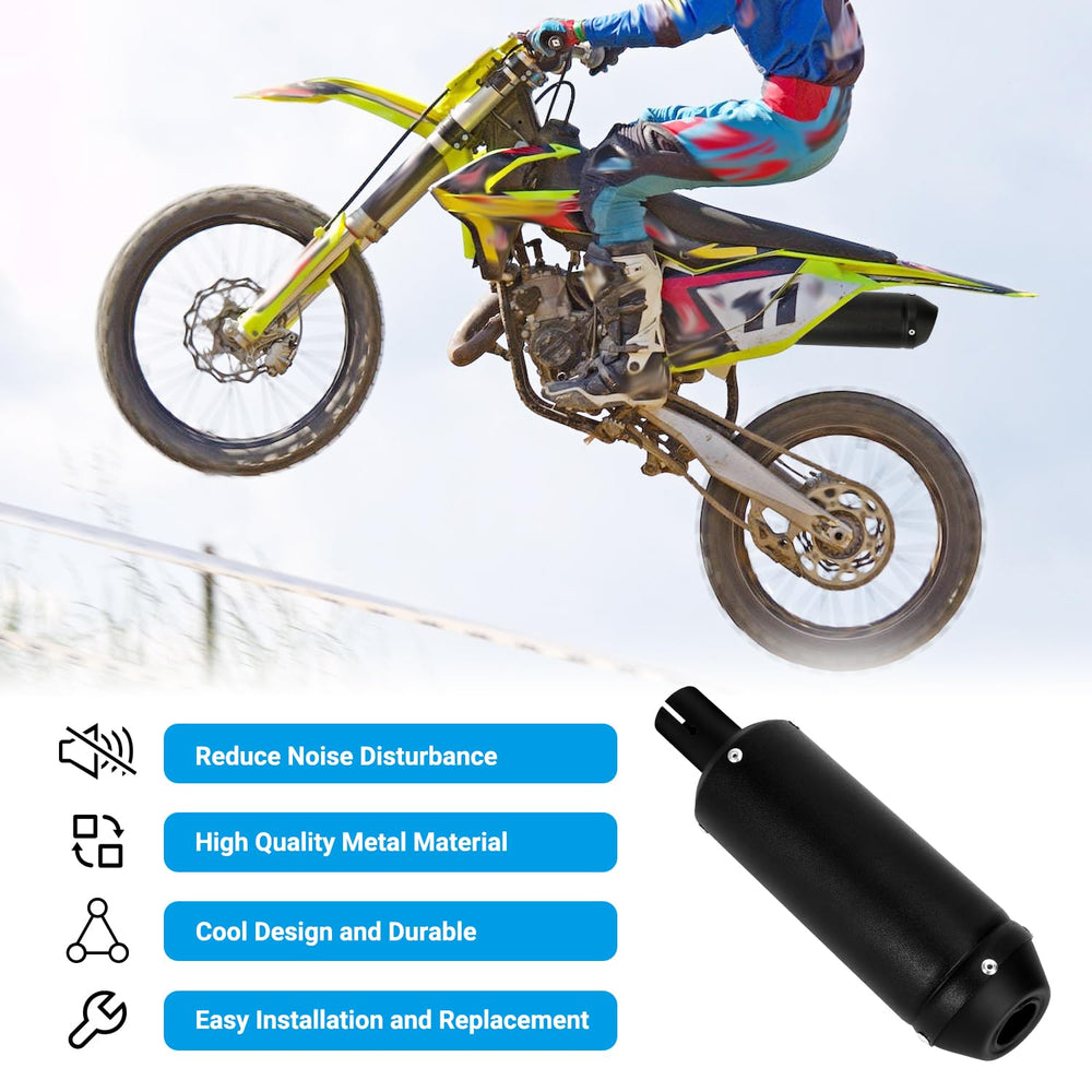 EOPOAYI muffler attachment close-up shows secure fitment and clips