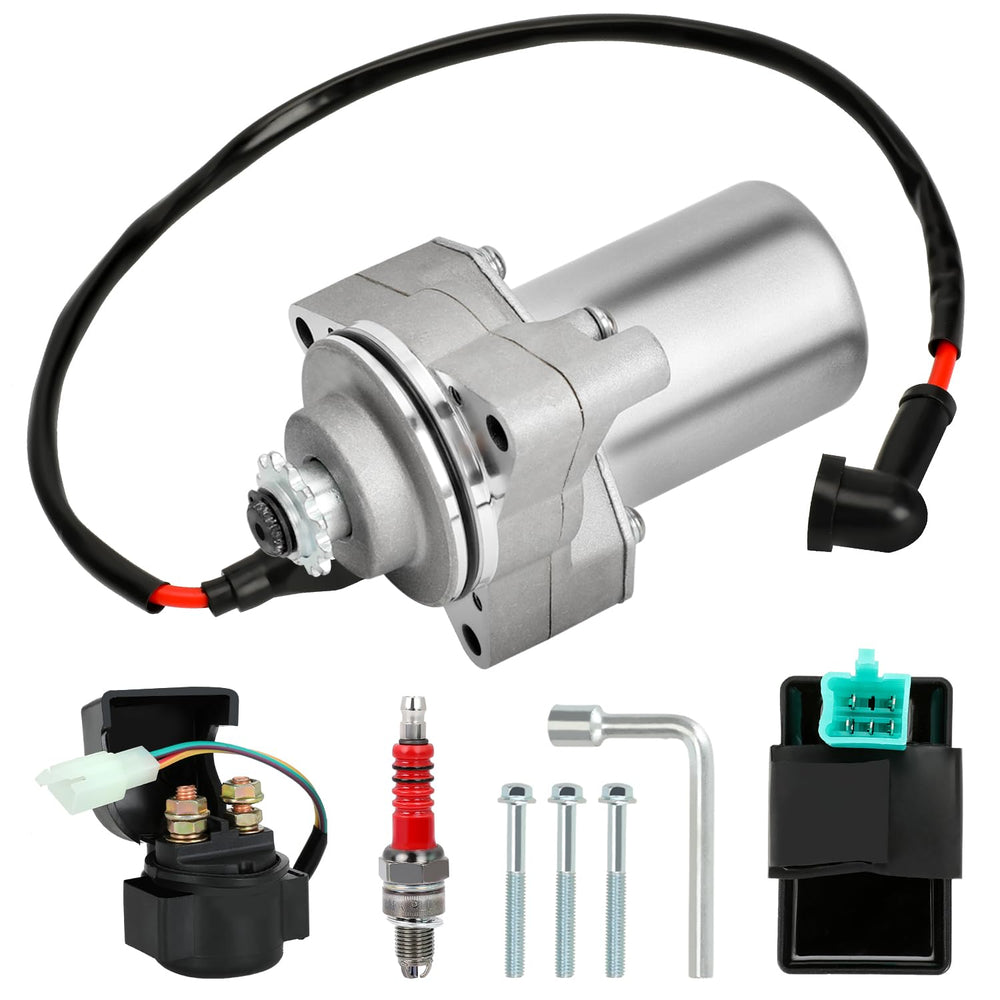 EOPOAYI 3Bolt starter motor front view showing rugged housing for reliable starts.