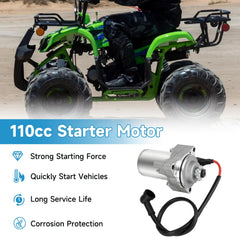 EOPOAYI 3Bolt starter motor side view highlighting compact design for easy installation.