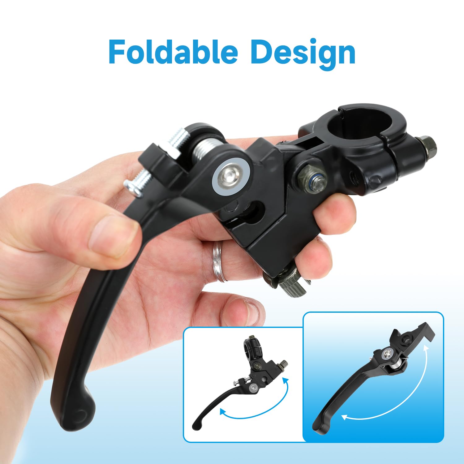EOPOAYI 7/8 handlebar grips provide a comfortable grip for daily riding.