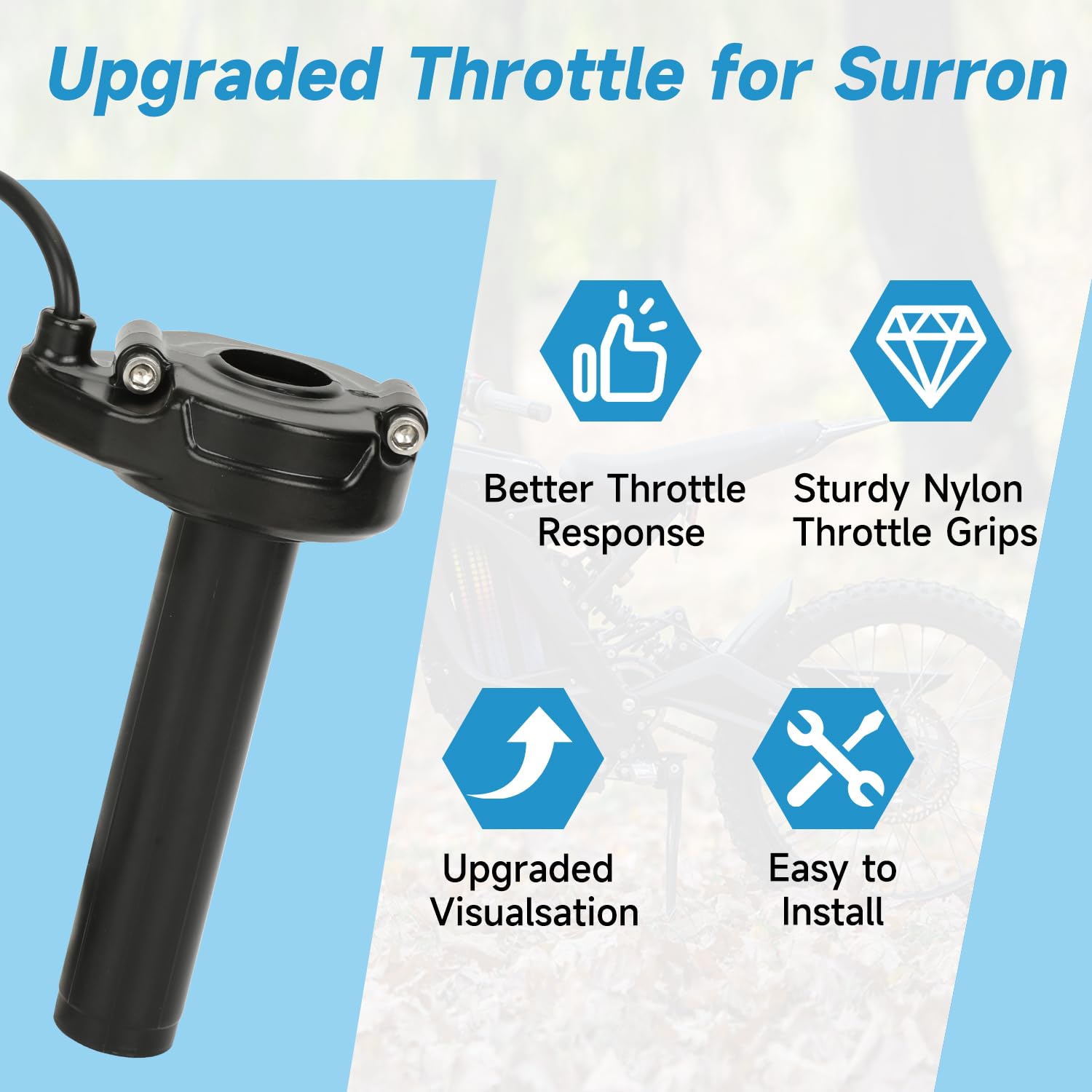 EOPOAYI compatibility across Sur-Ron and Segway models for versatile upgrades.