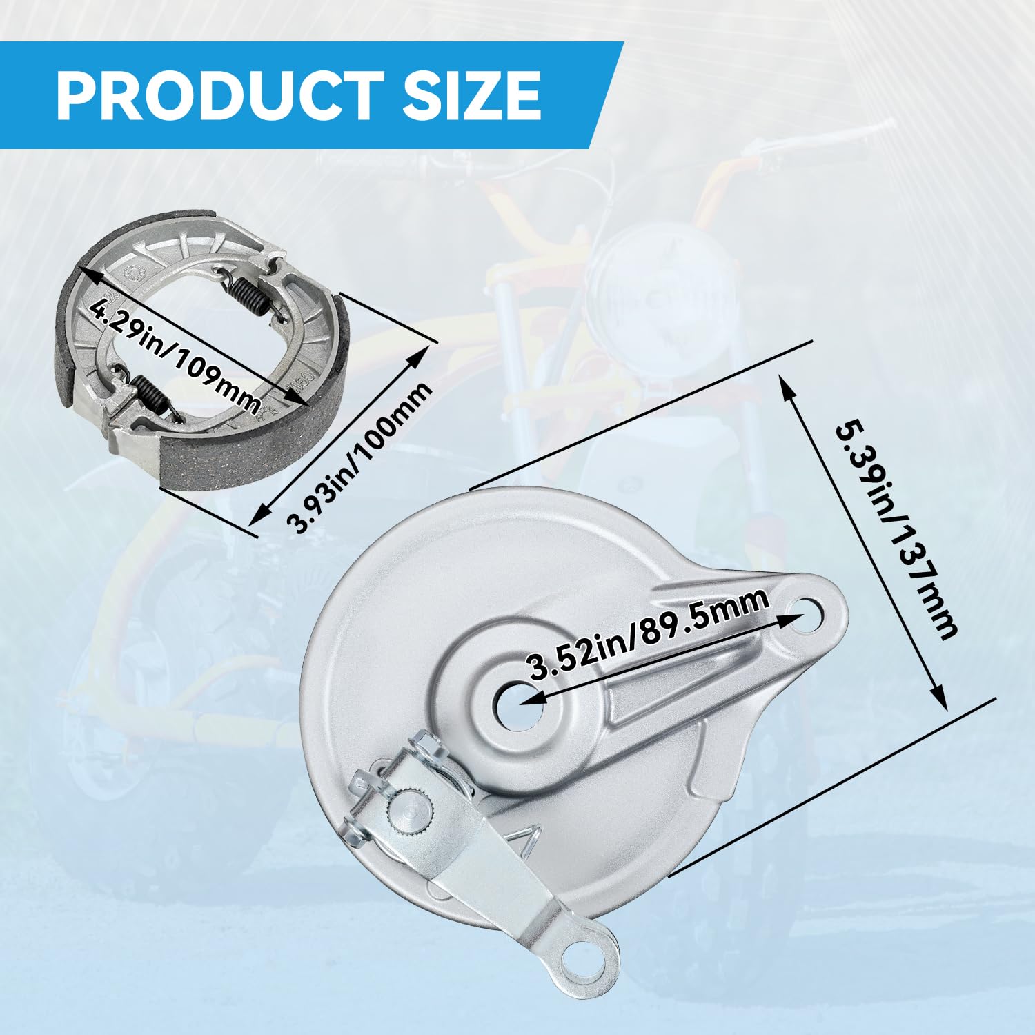 EOPOAYI durable aluminium alloy creates sturdy braking components
